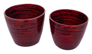 set of 2 bamboo cups