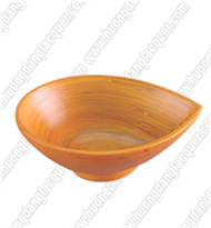 bamboo oval bowl
