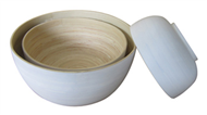 set of 3 bamboo bowl