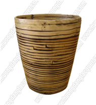 Bamboo coil vase 