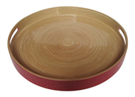 bamboo round tray