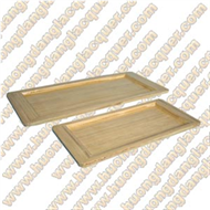 set of 2 rectangle trays