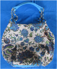 Vietnam Handbag with flower pattern