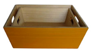 Rectangular bamboo trays set 2