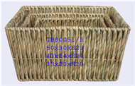 Vietnam Set of 3 rush baskets