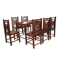 set of dining table & 6 chairs