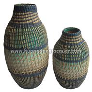 set of 2 Seagrass vase